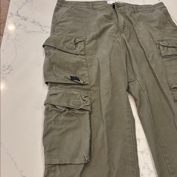 Topman Khaki Cargo Pants for Men - Picture 3 of 10